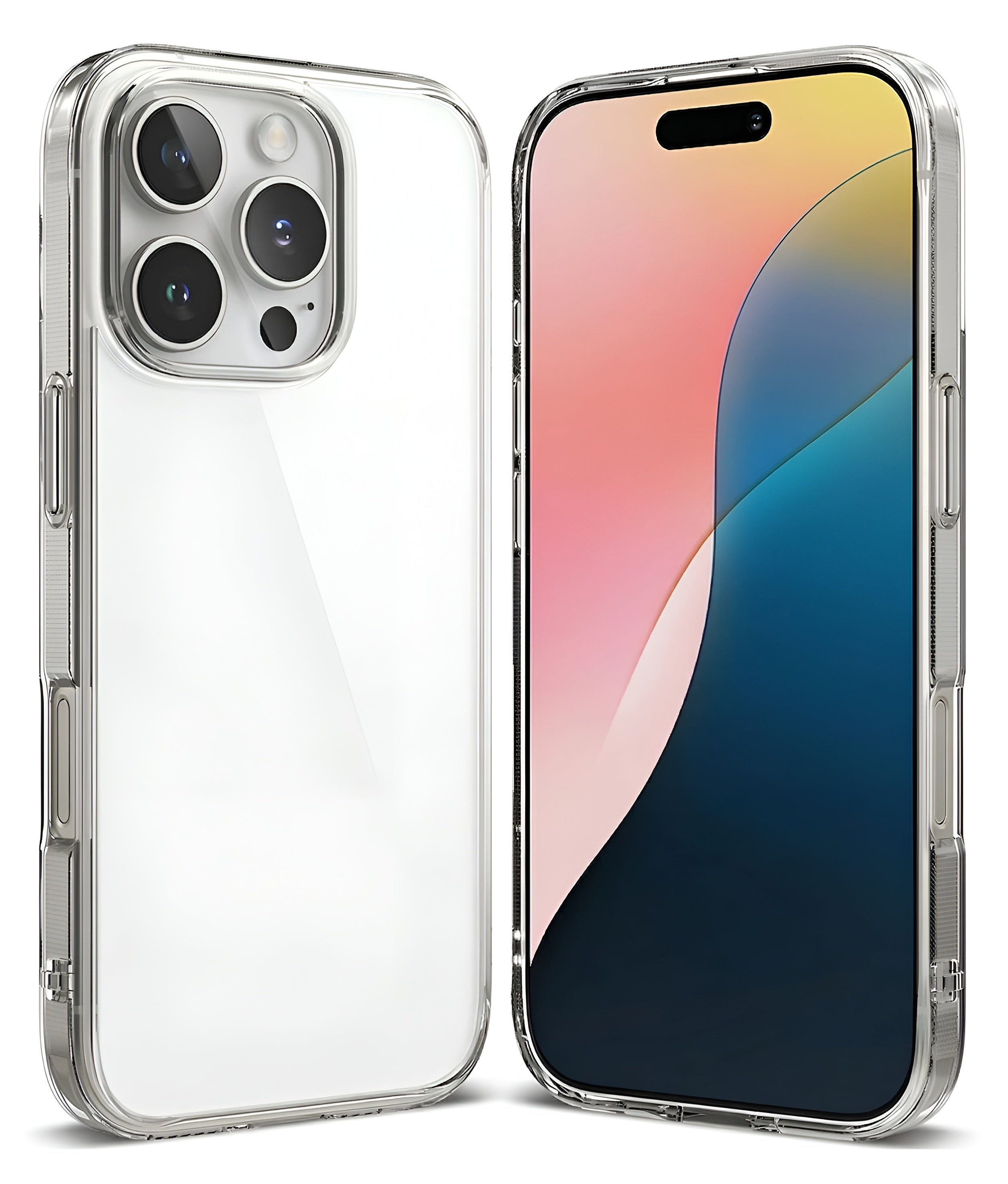 iPhone 16 Pro Max Uyumlu Sararmaz Sert Şeffaf Kılıf