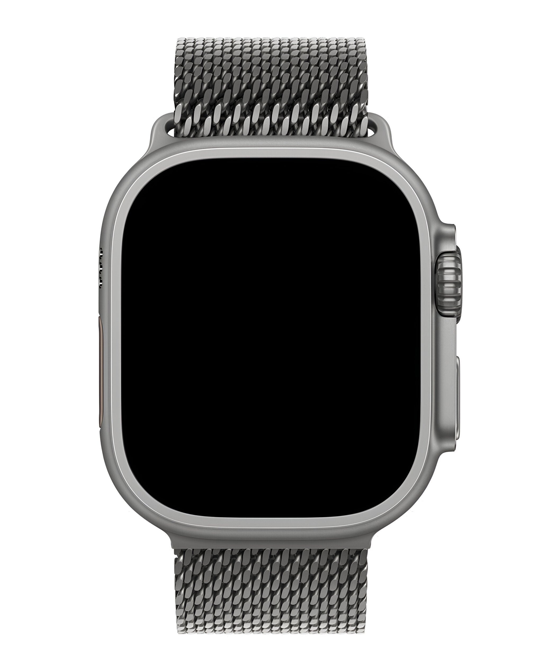 Apple Watch Uyumlu Metal Hasır Paslanmaz Çelik Amares Loop Kordon