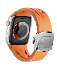 Apple Watch Uyumlu Metal Tokalı Silikon Apex Loop Kordon