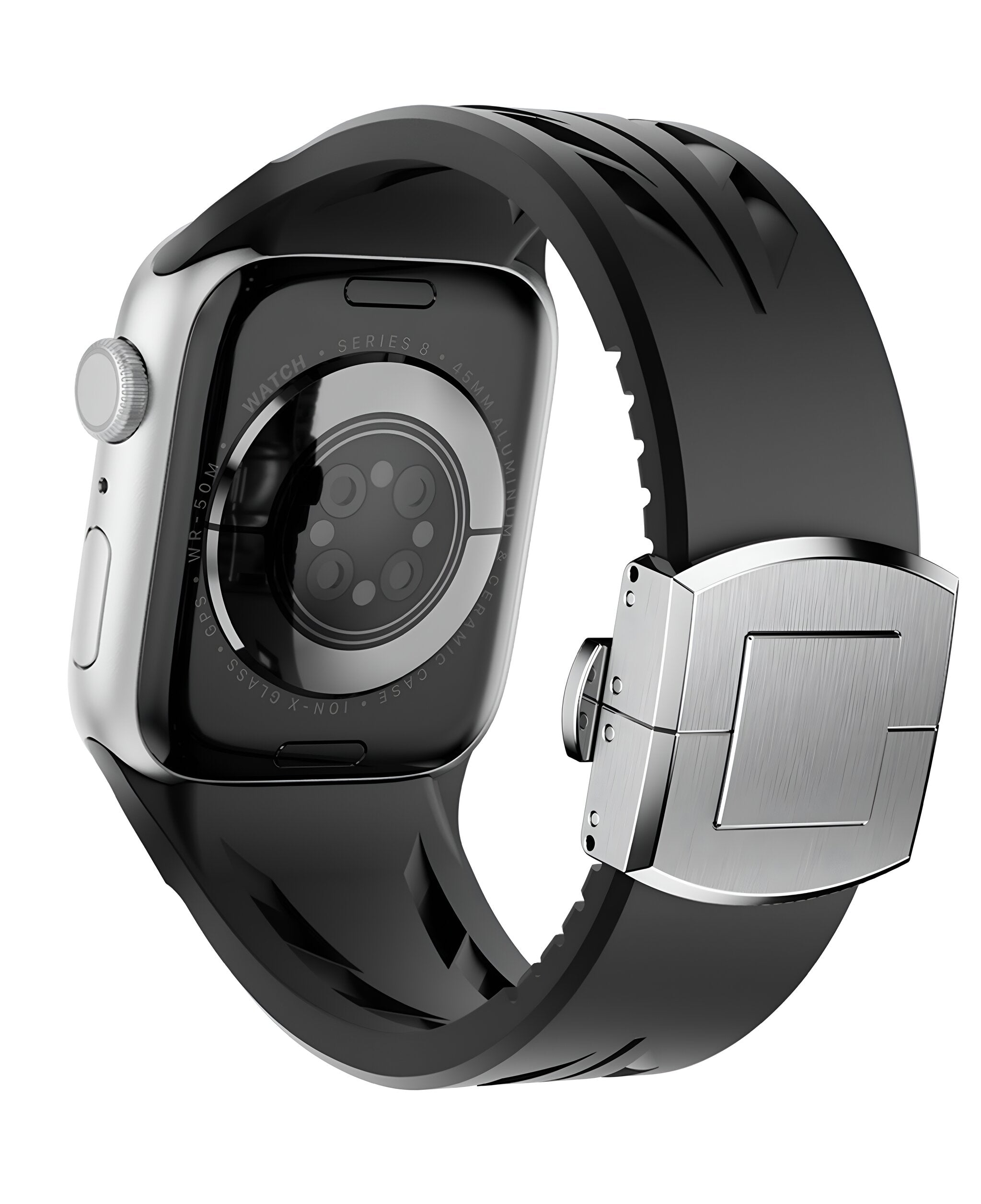 Apple Watch Uyumlu Metal Tokalı Silikon Apex Loop Kordon