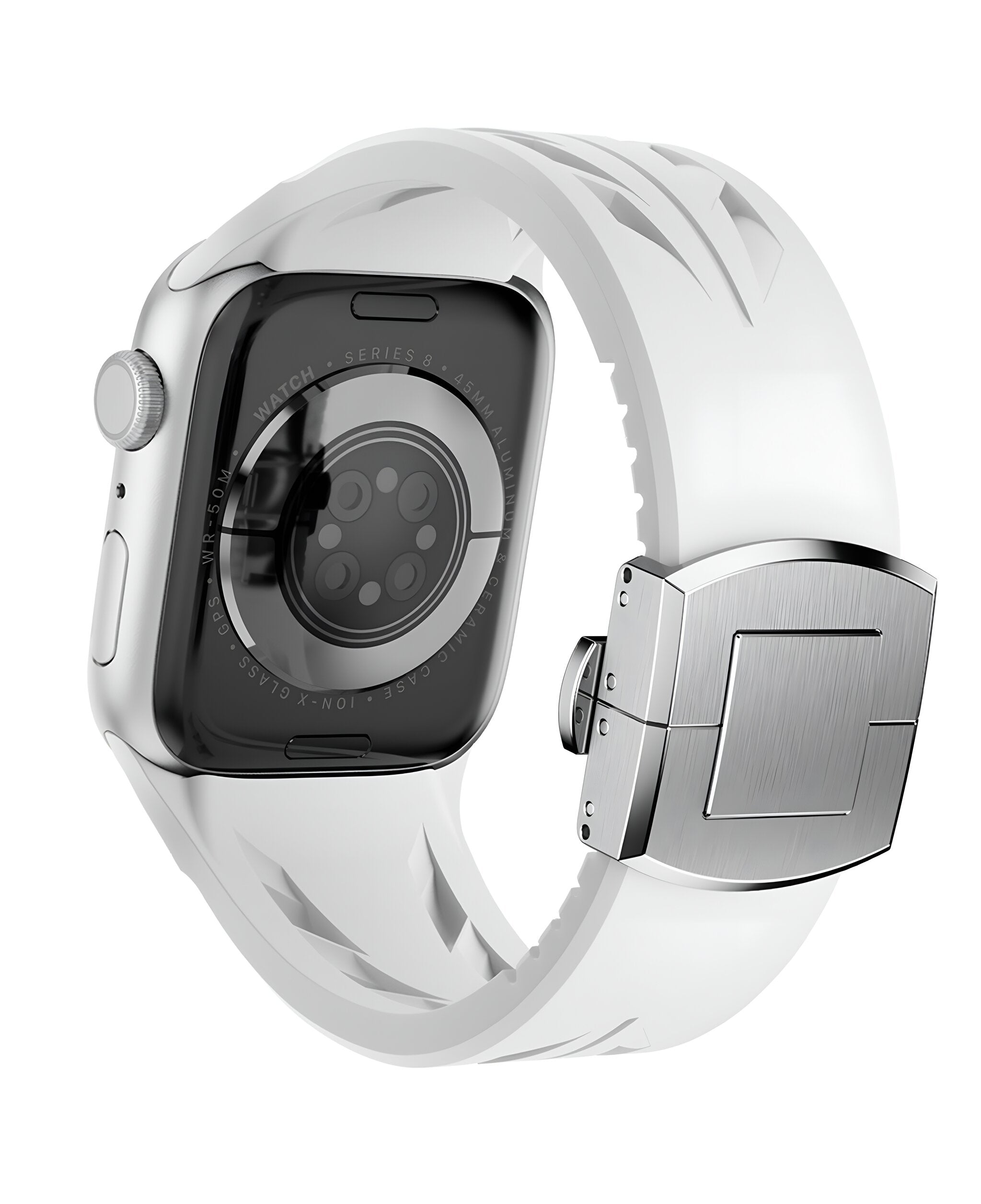 Apple Watch Uyumlu Metal Tokalı Silikon Apex Loop Kordon