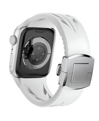 Apple Watch Uyumlu Metal Tokalı Silikon Apex Loop Kordon