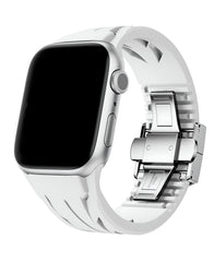 Apple Watch Uyumlu Metal Tokalı Silikon Apex Loop Kordon