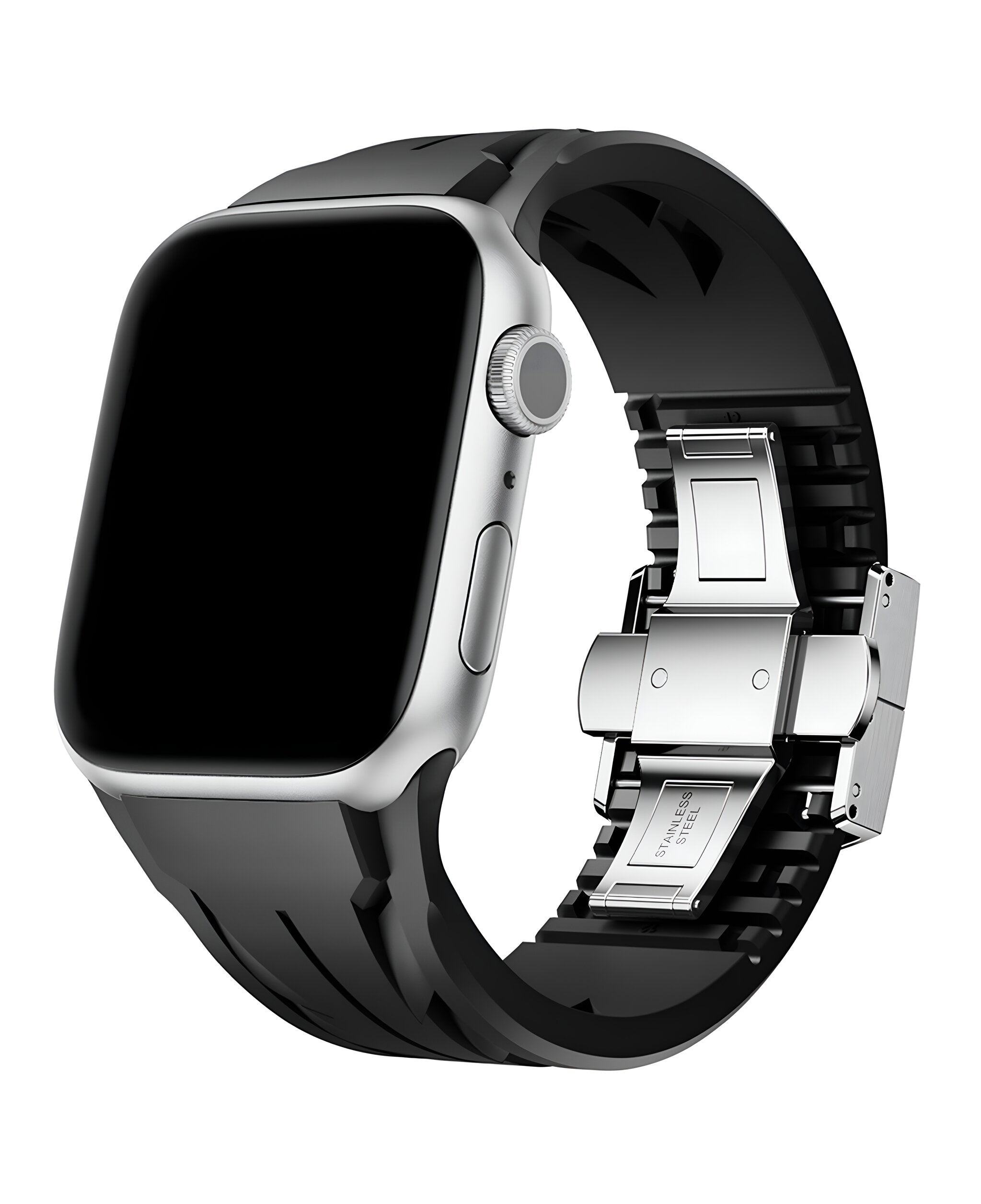 Apple Watch Uyumlu Metal Tokalı Silikon Apex Loop Kordon