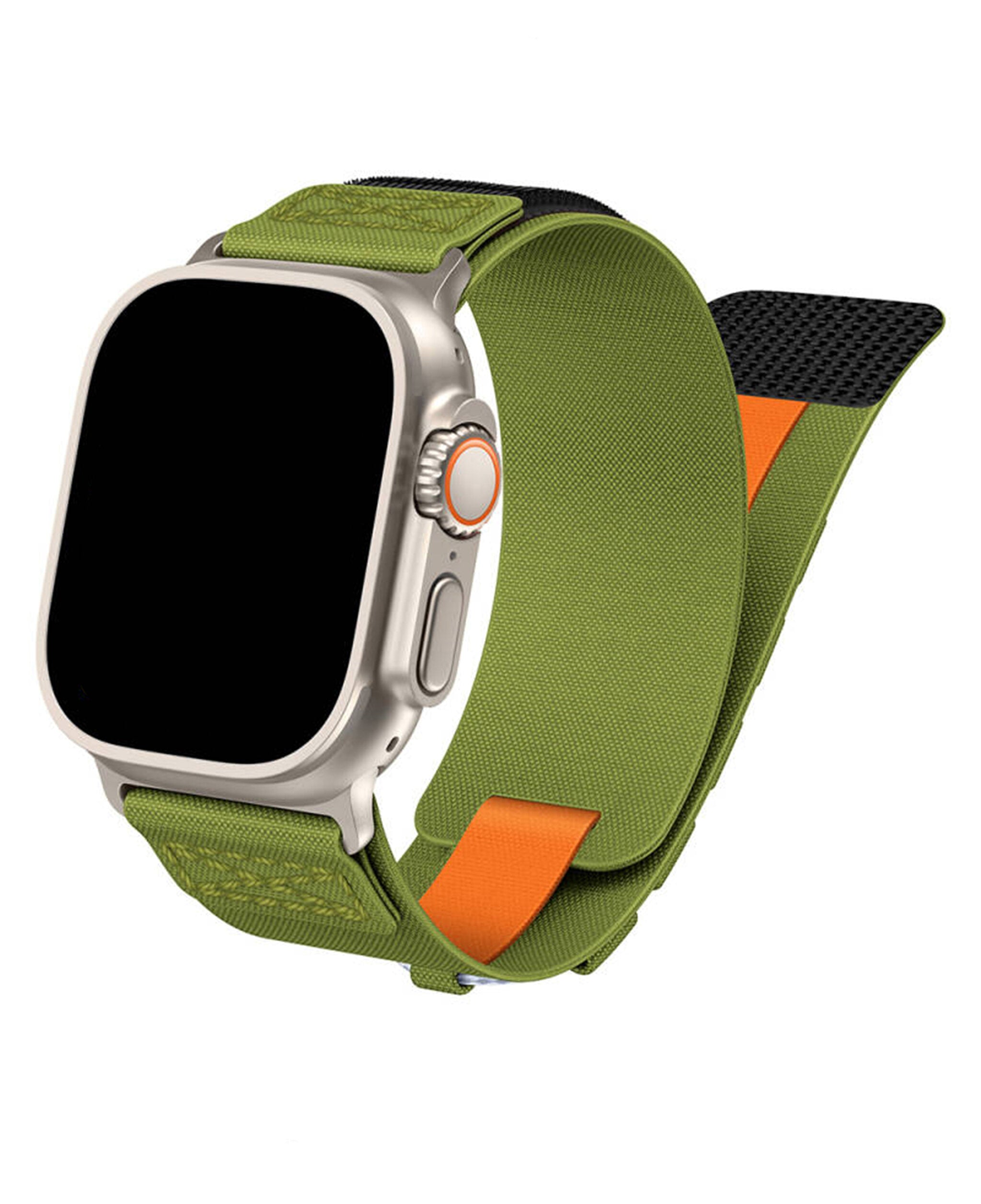 Apple Watch Uyumlu Örgü Kumaş Tactical Ranger Loop Kordon