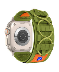 Apple Watch Uyumlu Örgü Kumaş Tactical Ranger Loop Kordon