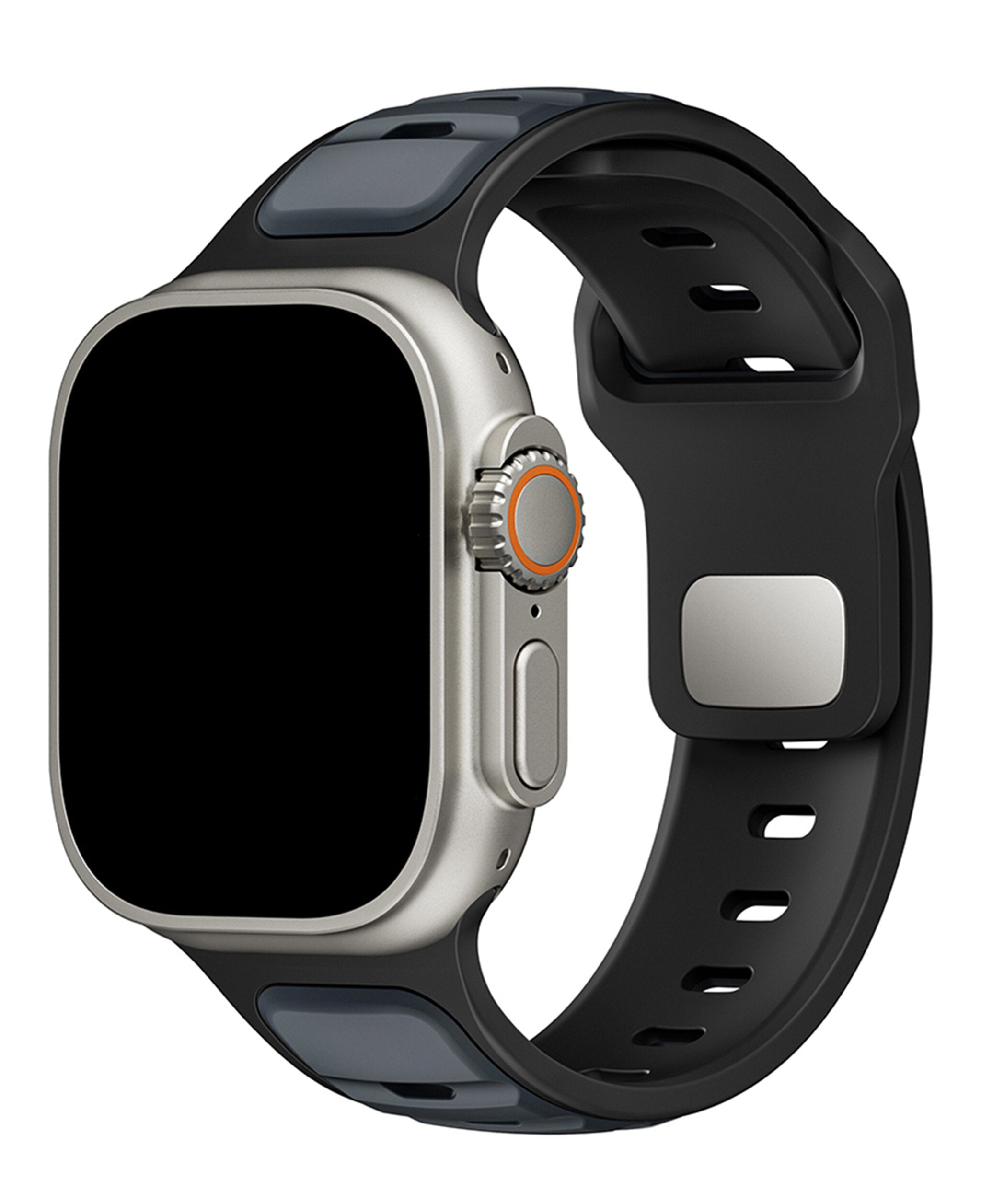 Apple Watch Uyumlu Çift Renk Silikon Twinpair Loop Kordon