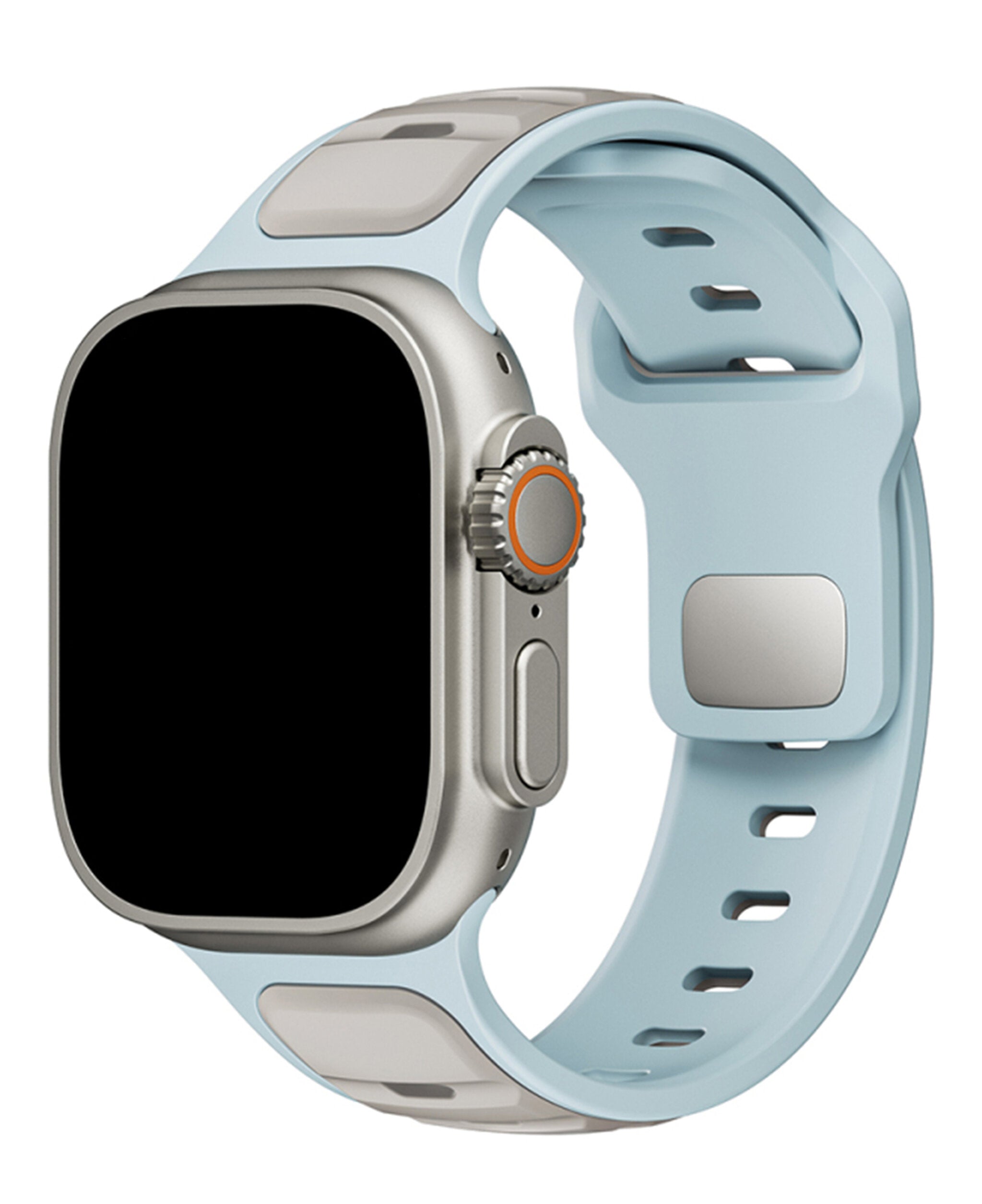 Apple Watch Uyumlu Çift Renk Silikon Twinpair Loop Kordon