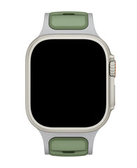 Apple Watch Uyumlu Çift Renk Silikon Twinpair Loop Kordon