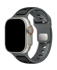 Apple Watch Uyumlu Çift Renk Silikon Twinpair Loop Kordon