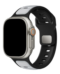 Apple Watch Uyumlu Çift Renk Silikon Twinpair Loop Kordon