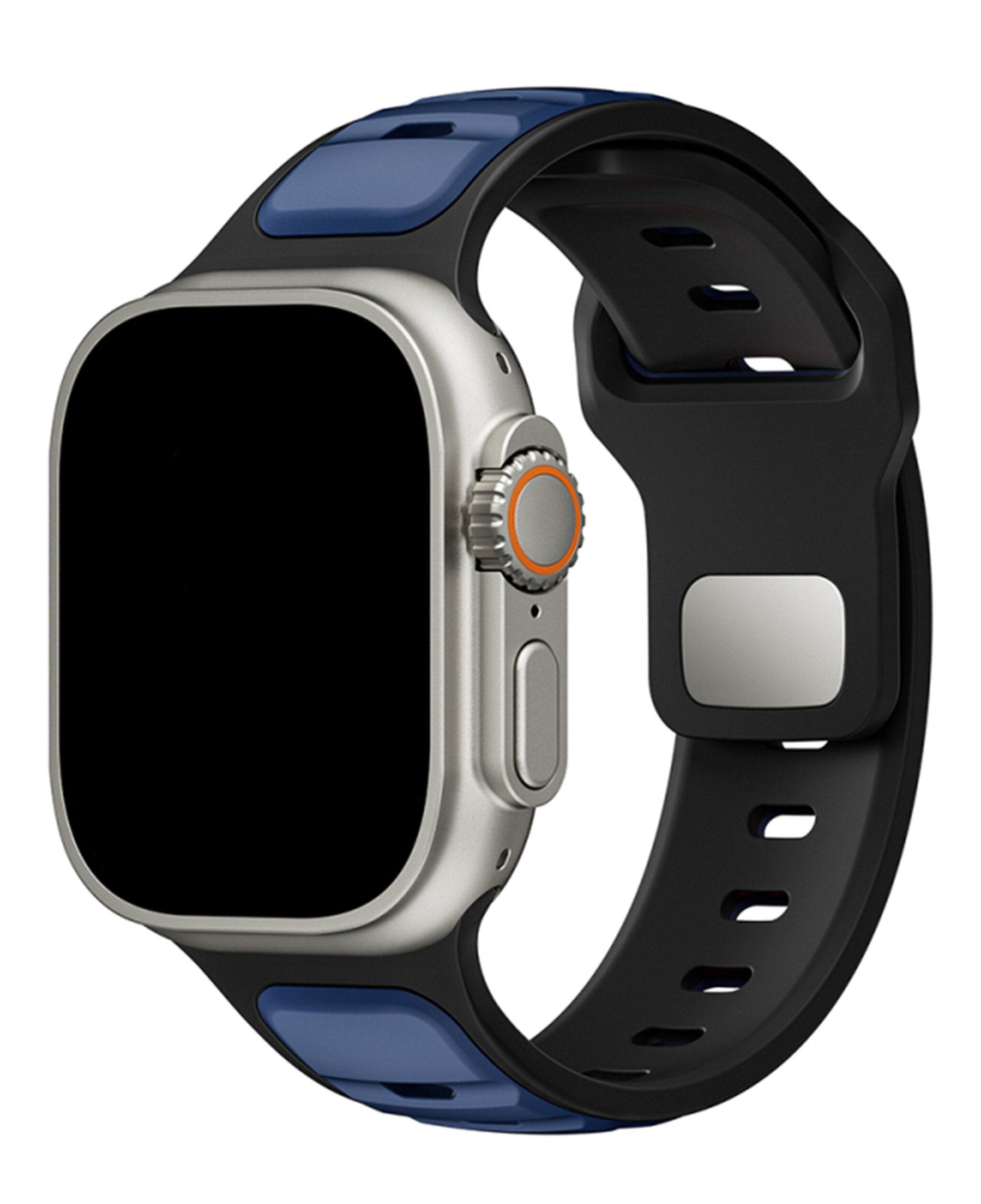 Apple Watch Uyumlu Çift Renk Silikon Twinpair Loop Kordon