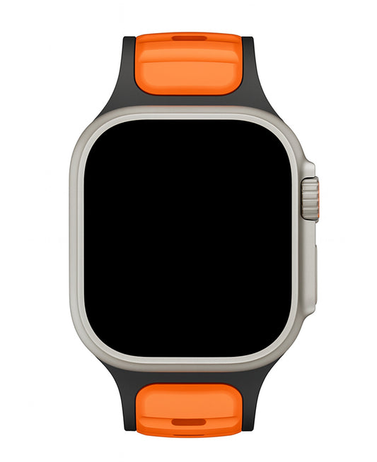 Apple Watch Uyumlu Çift Renk Silikon Twinpair Loop Kordon
