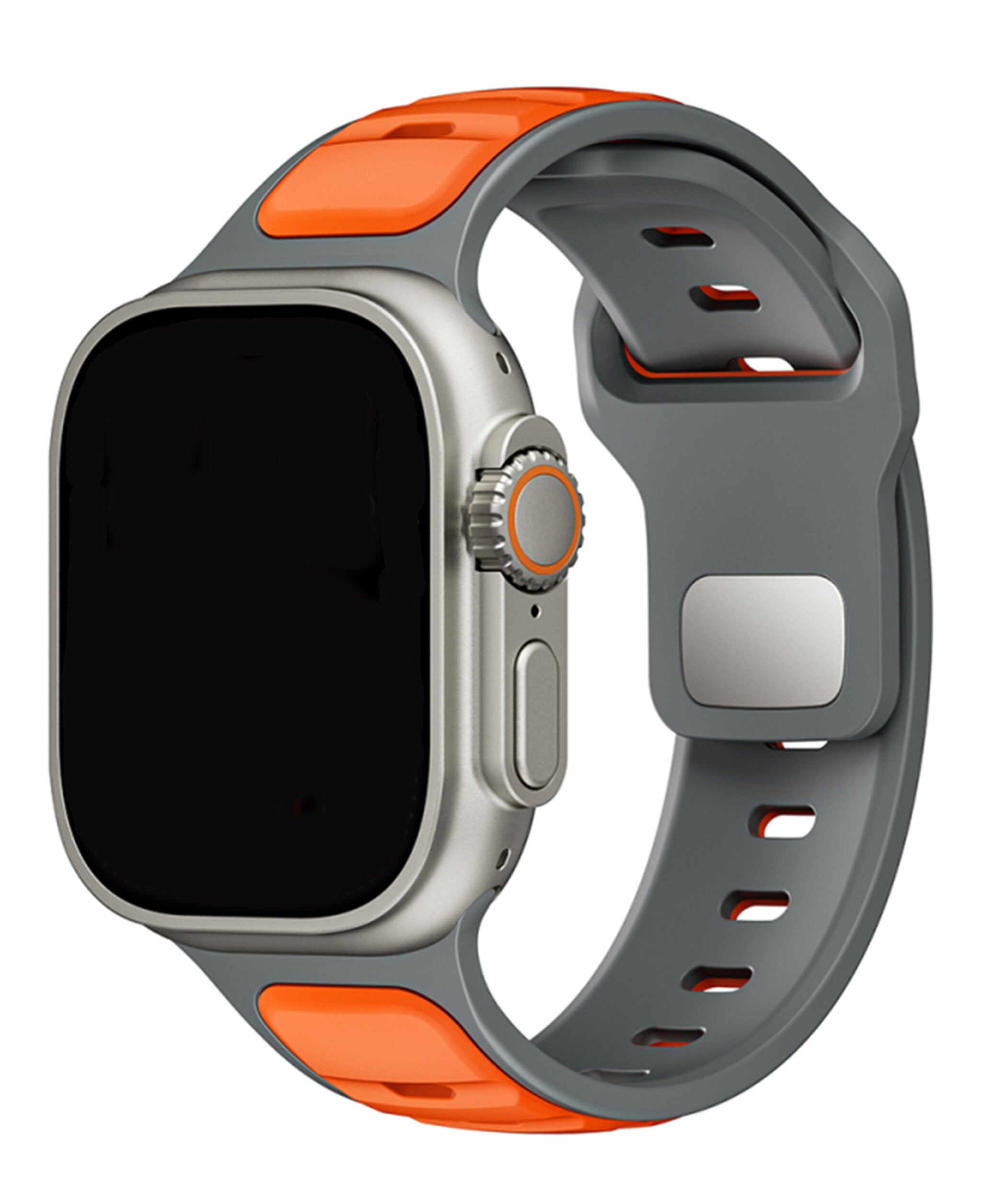 Apple Watch Uyumlu Çift Renk Silikon Twinpair Loop Kordon