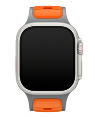 Apple Watch Uyumlu Çift Renk Silikon Twinpair Loop Kordon