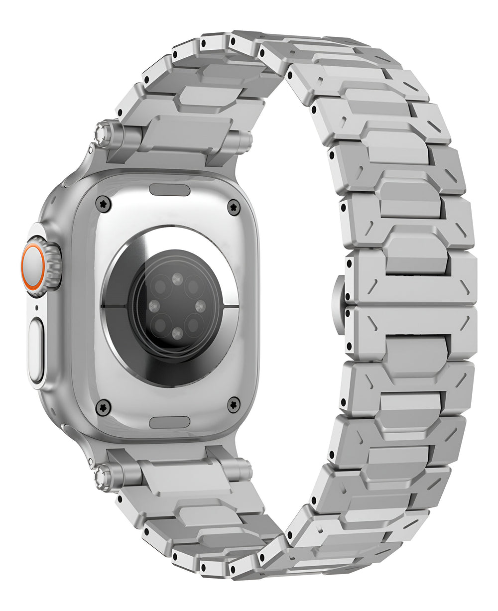 Apple Watch Uyumlu Armor Bakla Paslanmaz Çelik Metal Loop Kordon - Strapg