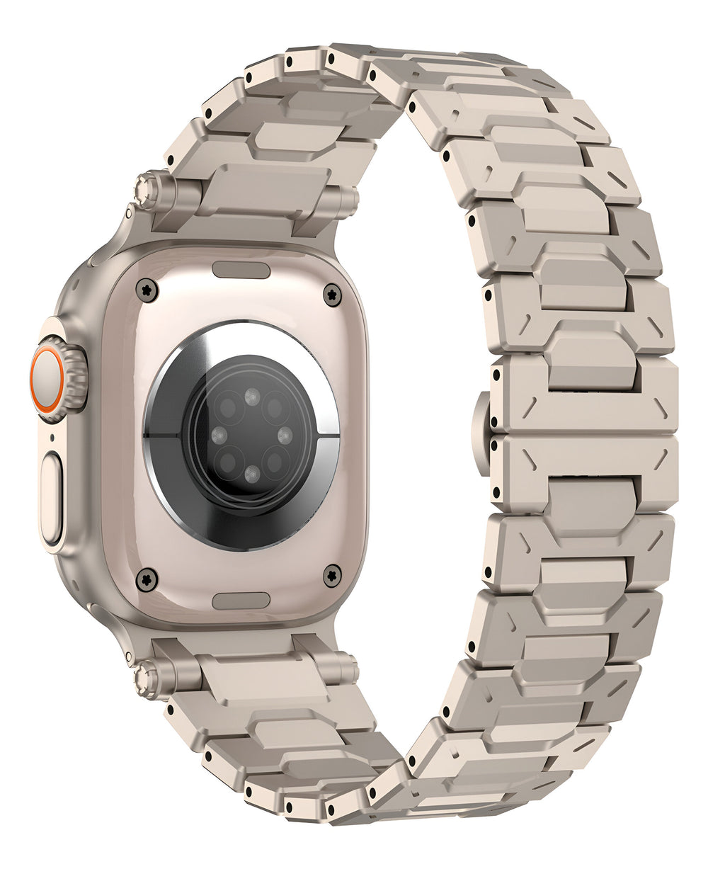 Apple Watch Uyumlu Armor Bakla Paslanmaz Çelik Metal Loop Kordon - Strapg