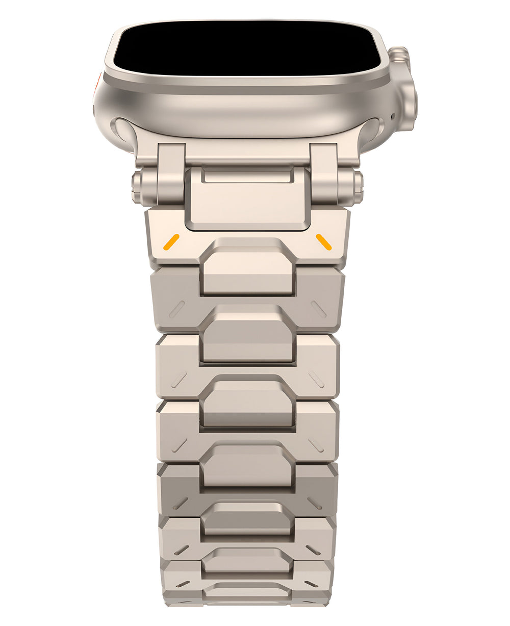 Apple Watch Uyumlu Armor Bakla Paslanmaz Çelik Metal Loop Kordon - Strapg