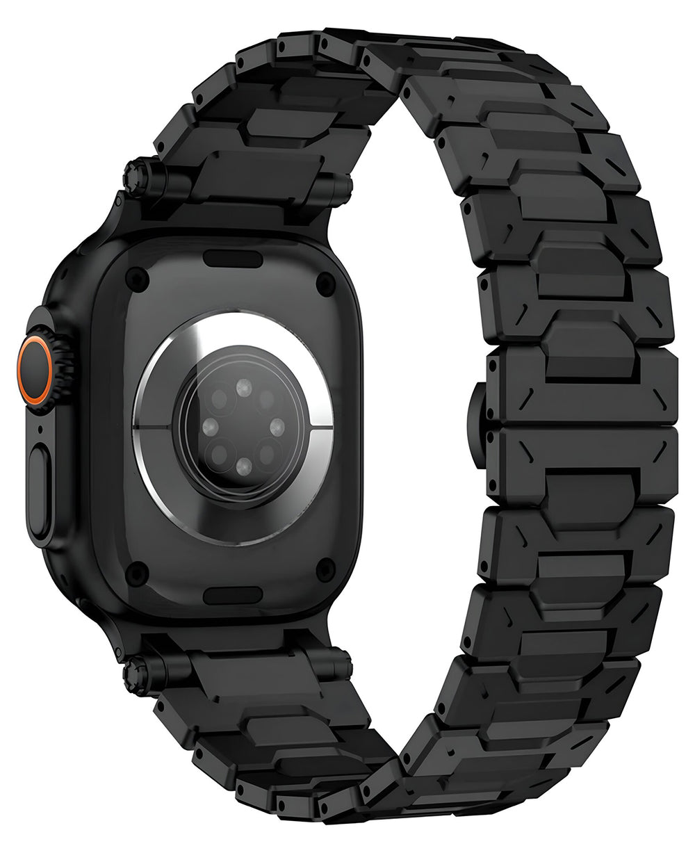 Apple Watch Uyumlu Armor Bakla Paslanmaz Çelik Metal Loop Kordon - Strapg
