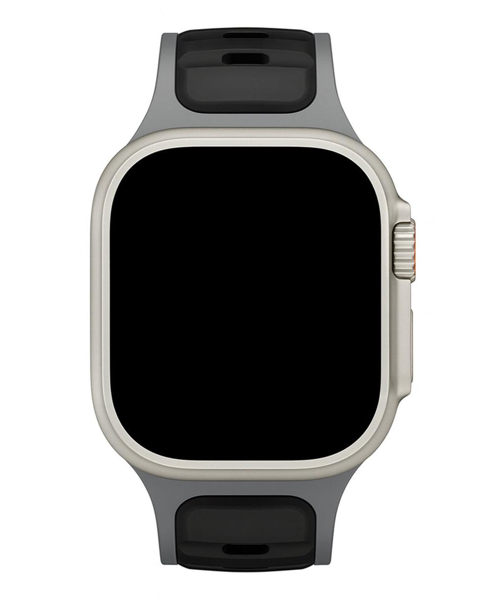 Apple Watch Uyumlu Çift Renk Silikon Twinpair Loop Kordon - Strapg