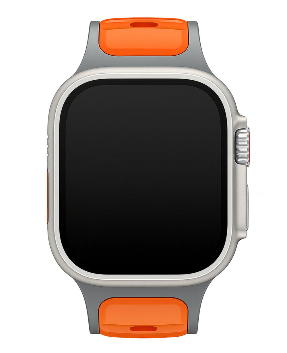 Apple Watch Uyumlu Çift Renk Silikon Twinpair Loop Kordon - Strapg