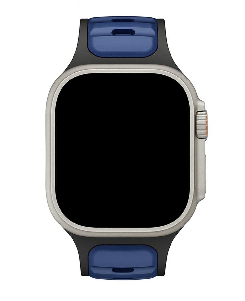 Apple Watch Uyumlu Çift Renk Silikon Twinpair Loop Kordon - Strapg