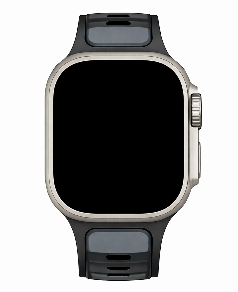 Apple Watch Uyumlu Çift Renk Silikon Twinpair Loop Kordon - Strapg