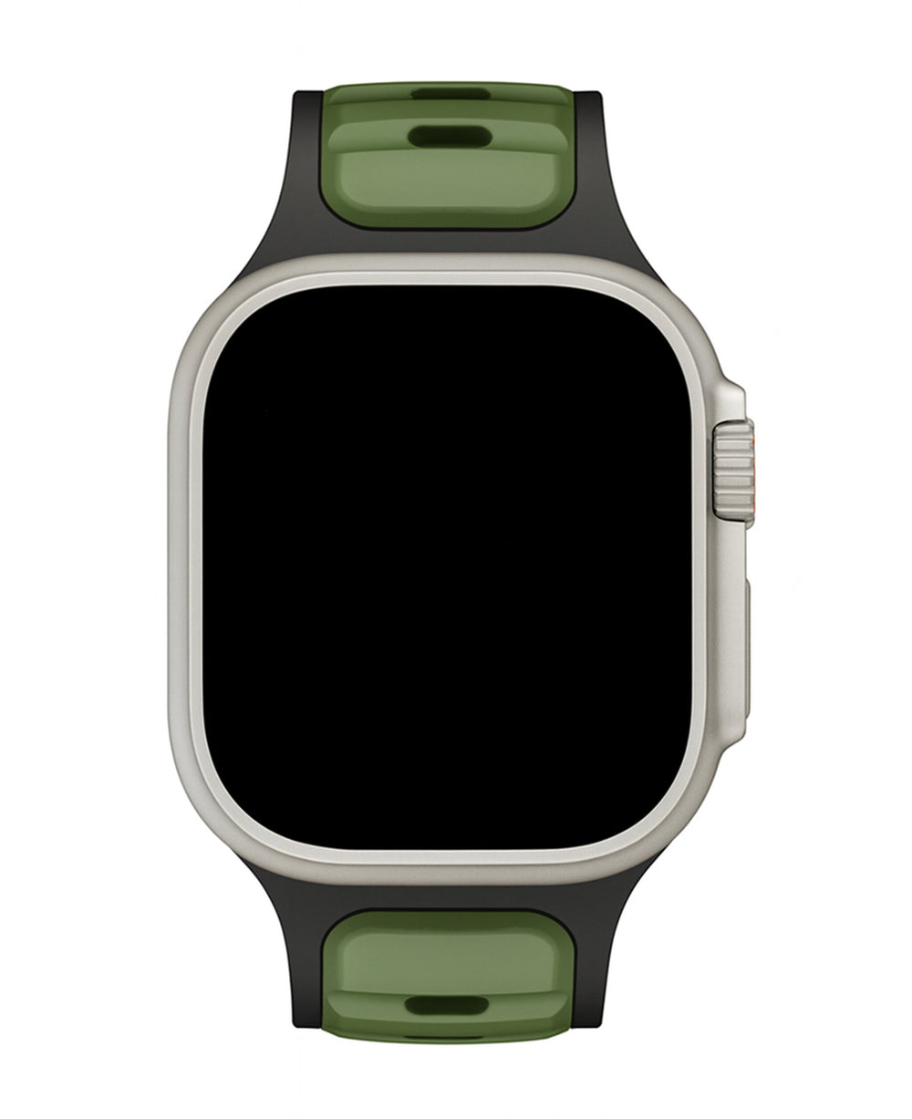 Apple Watch Uyumlu Çift Renk Silikon Twinpair Loop Kordon - Strapg