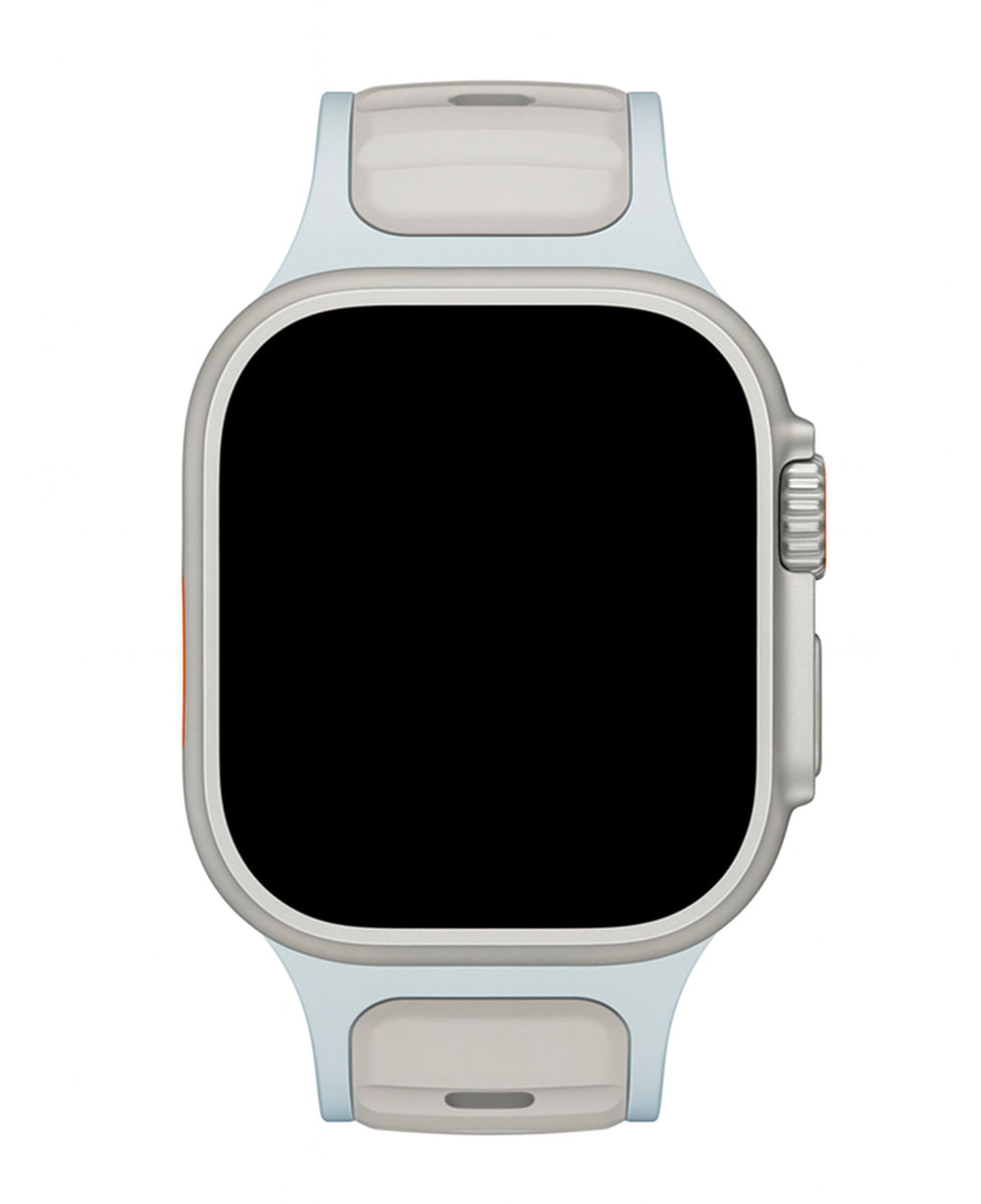 Apple Watch Uyumlu Çift Renk Silikon Twinpair Loop Kordon - Strapg