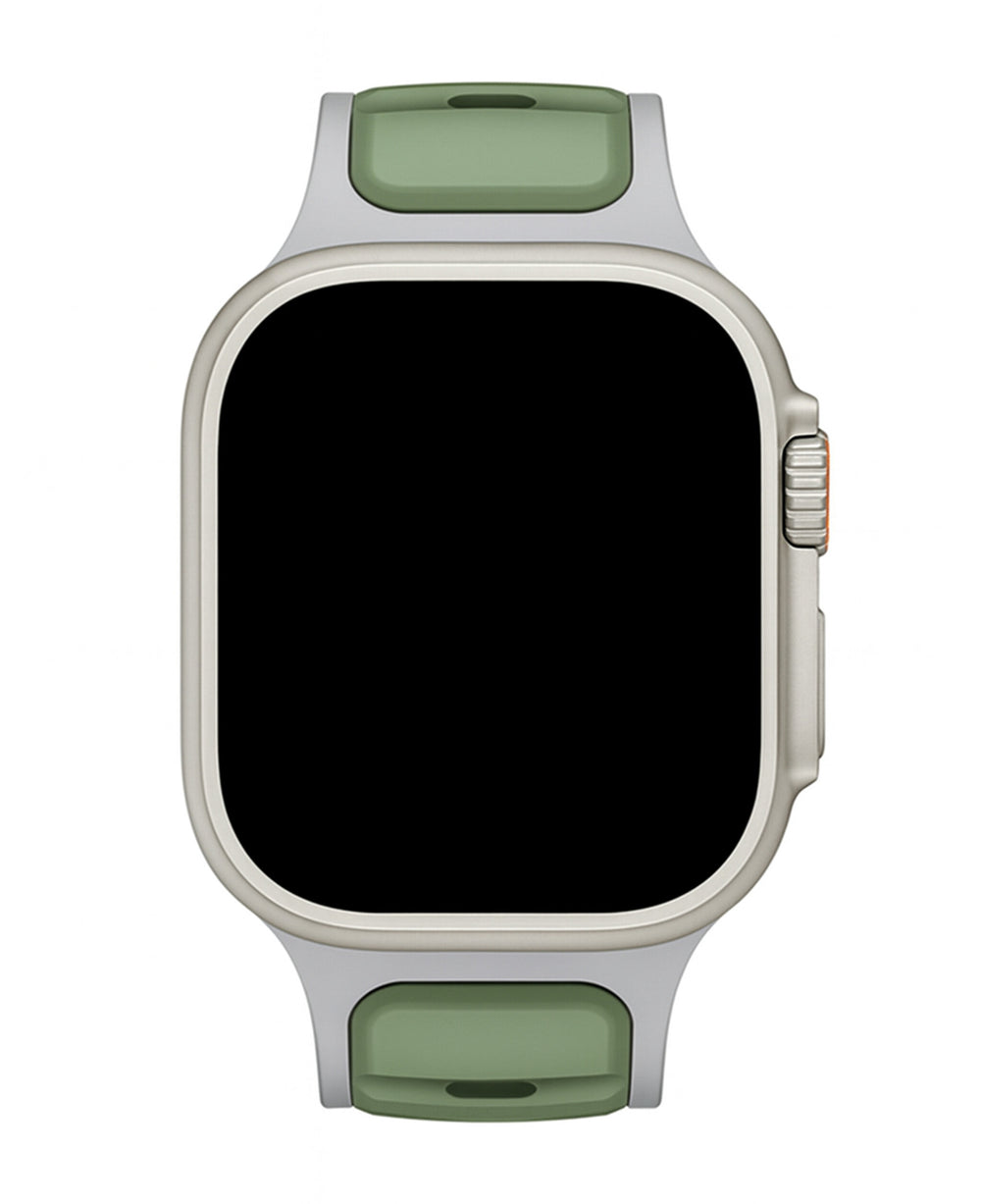Apple Watch Uyumlu Çift Renk Silikon Twinpair Loop Kordon - Strapg