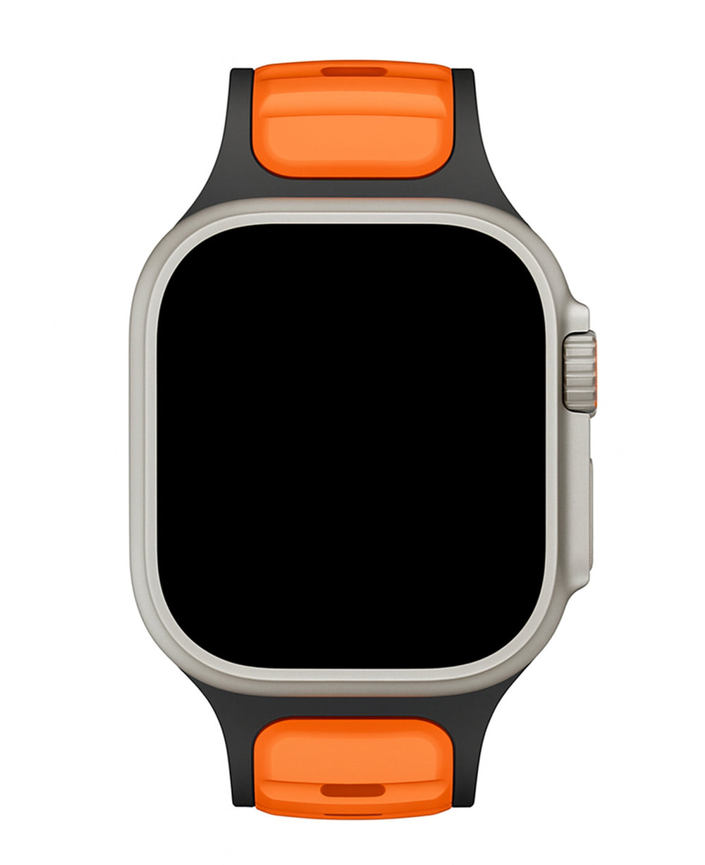 Apple Watch Uyumlu Çift Renk Silikon Twinpair Loop Kordon - Strapg