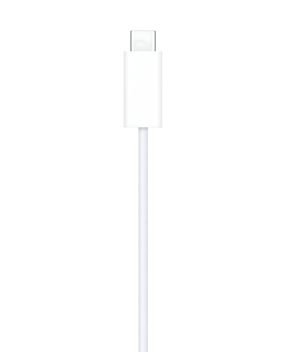 Apple Watch Uyumlu Manyetik Hızlı Şarj Kablosu Type-C 1 Metre - Beyaz - Strapg