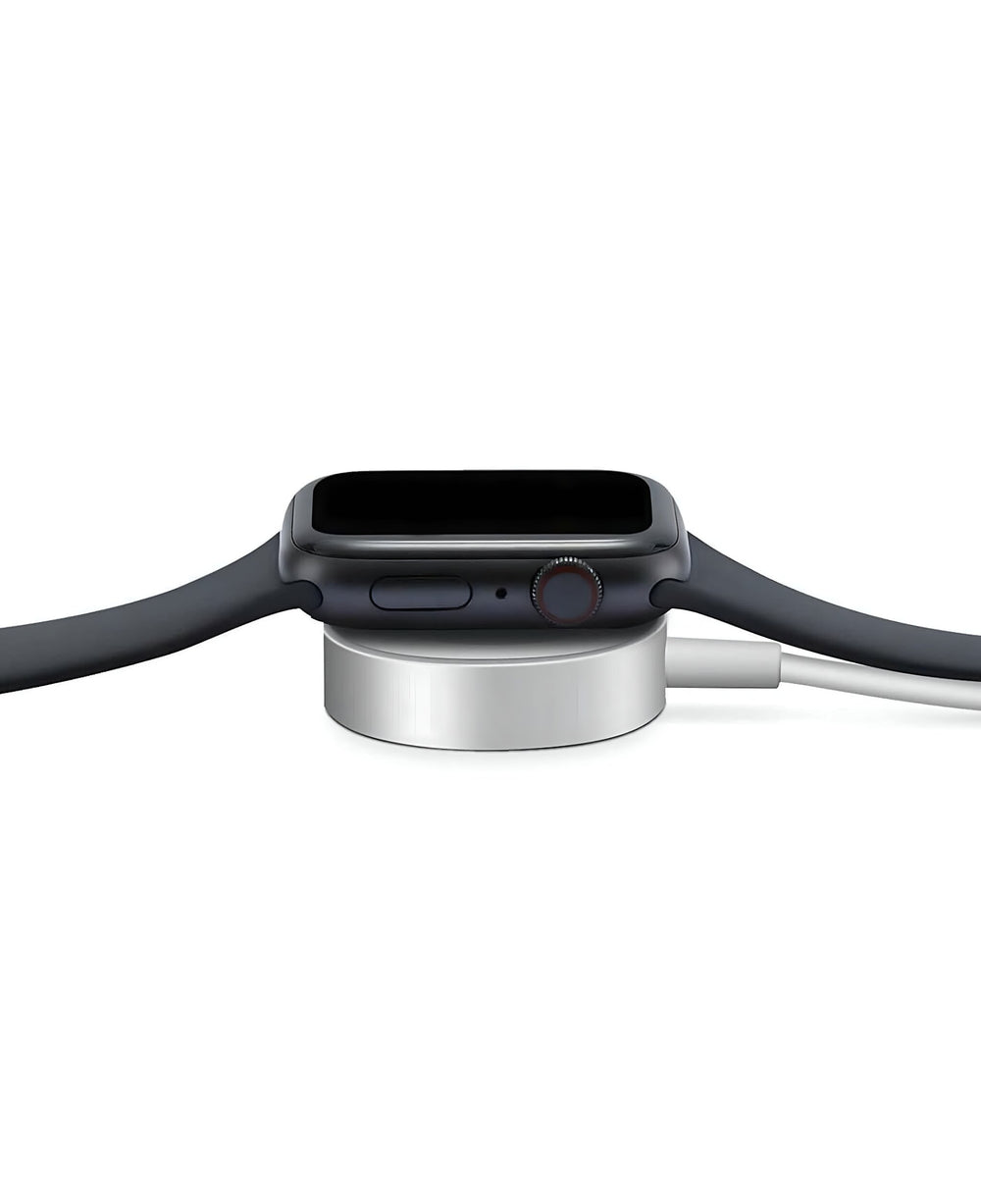 Apple Watch Uyumlu Manyetik Hızlı Şarj Kablosu Type-C 1 Metre - Beyaz - Strapg