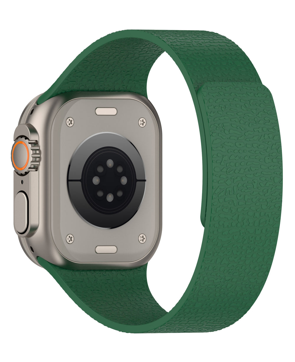 Apple Watch Uyumlu Manyetik Mıknatıslı Silikon Magna Loop Kordon - Strapg