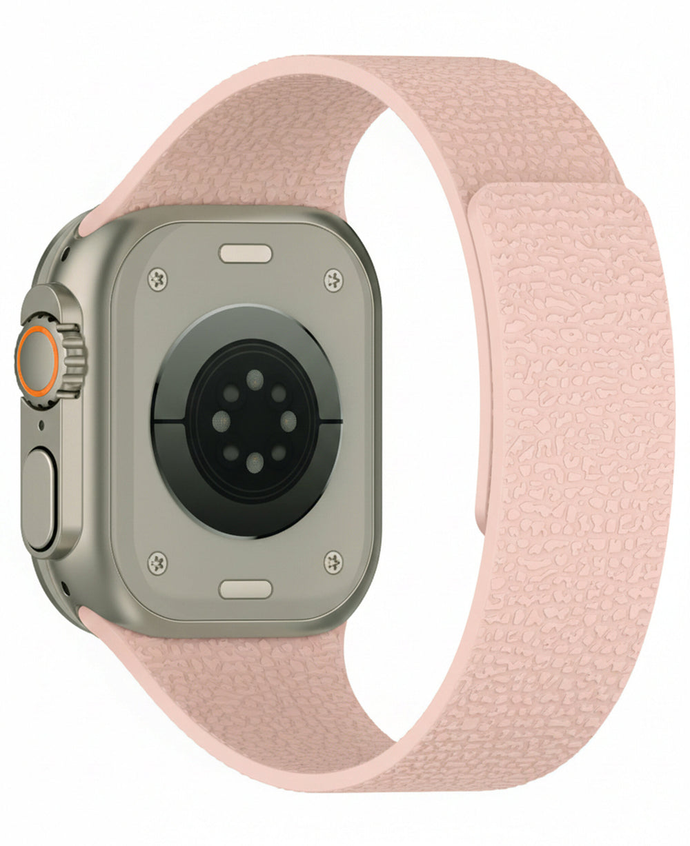 Apple Watch Uyumlu Manyetik Mıknatıslı Silikon Magna Loop Kordon - Strapg