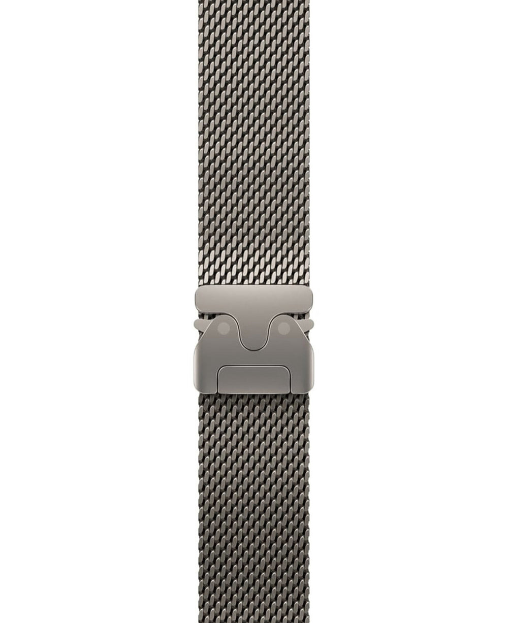 Apple Watch Uyumlu Metal Hasır Paslanmaz Çelik Amares Loop Kordon - Strapg