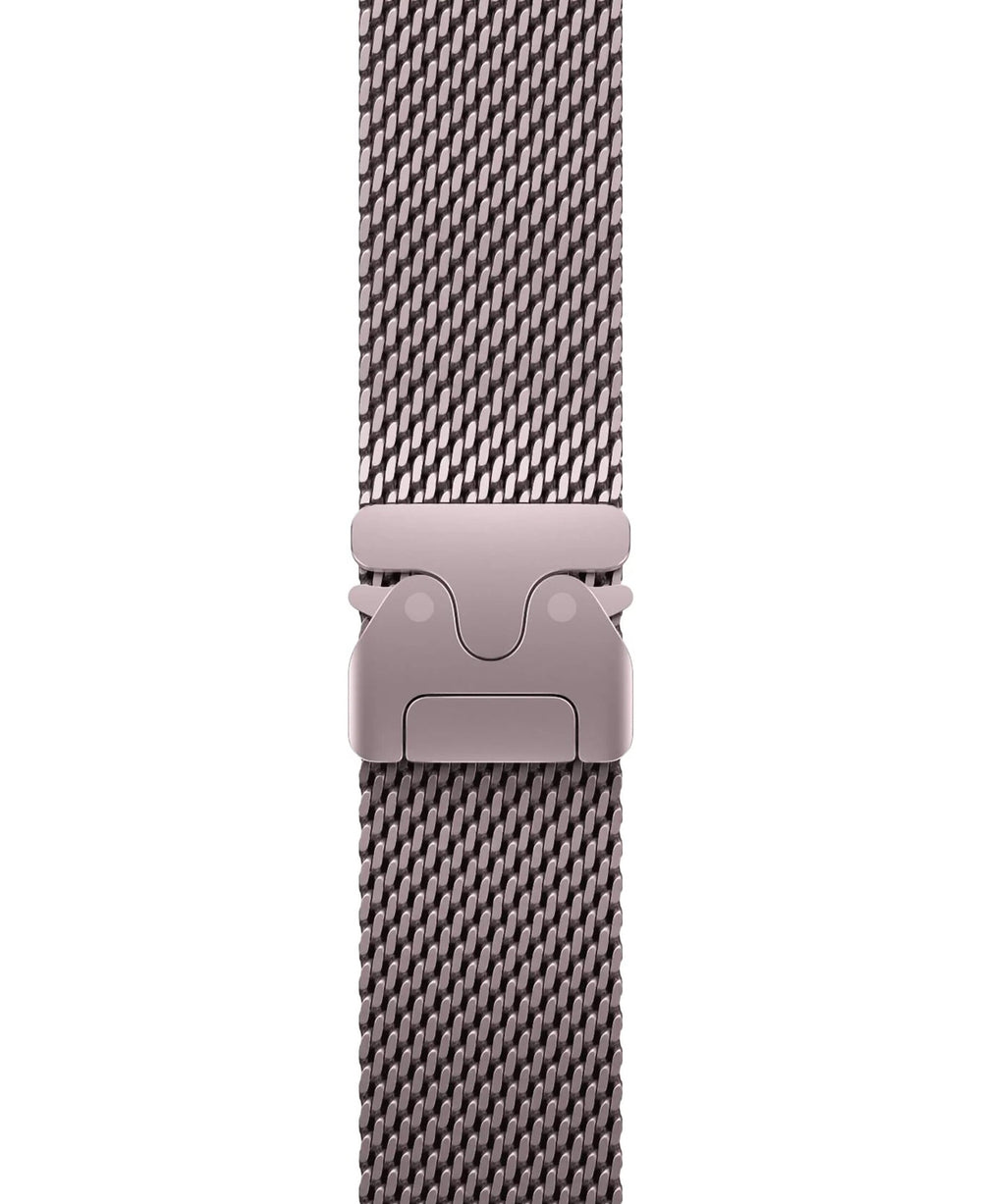 Apple Watch Uyumlu Metal Hasır Paslanmaz Çelik Amares Loop Kordon - Strapg