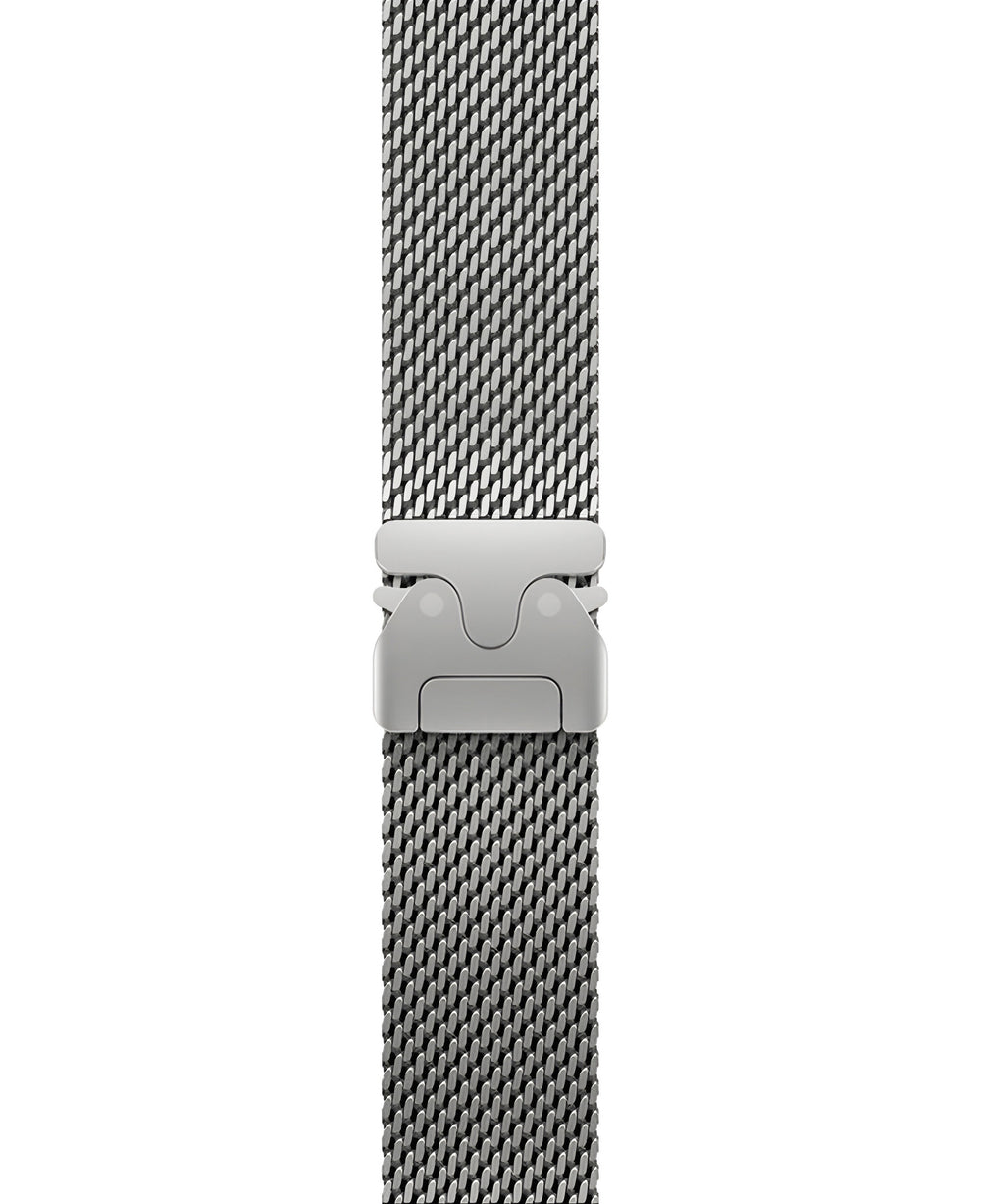 Apple Watch Uyumlu Metal Hasır Paslanmaz Çelik Amares Loop Kordon - Strapg