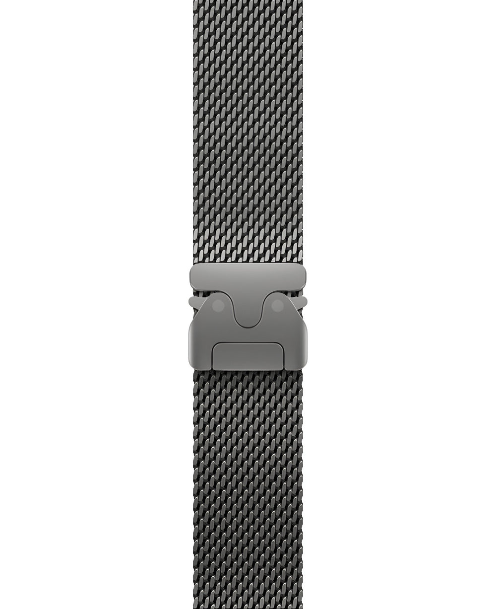 Apple Watch Uyumlu Metal Hasır Paslanmaz Çelik Amares Loop Kordon - Strapg
