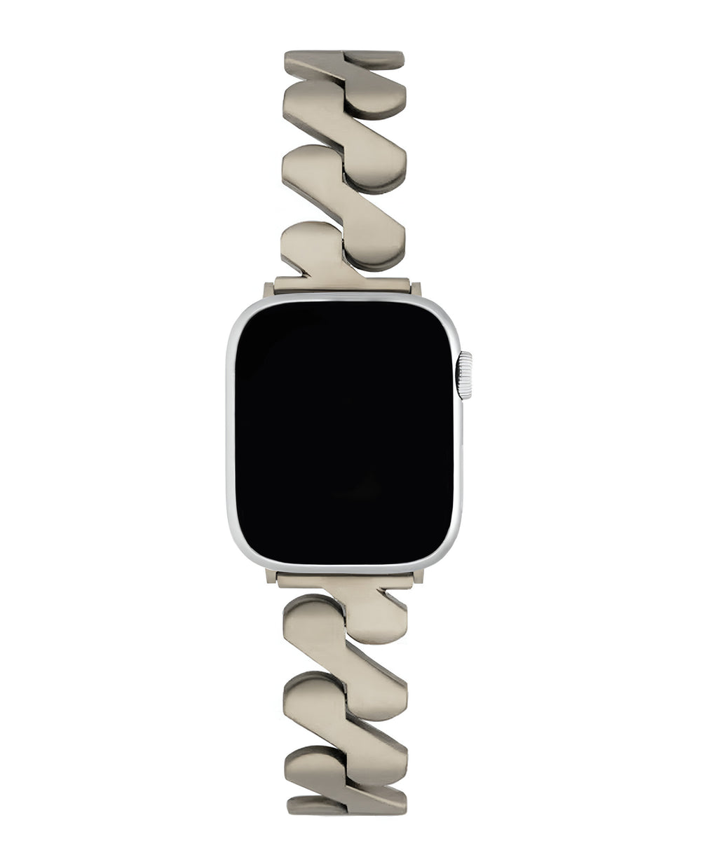 Apple Watch Uyumlu Metal Paslanmaz Celik Helix Loop Kordon - Strapg