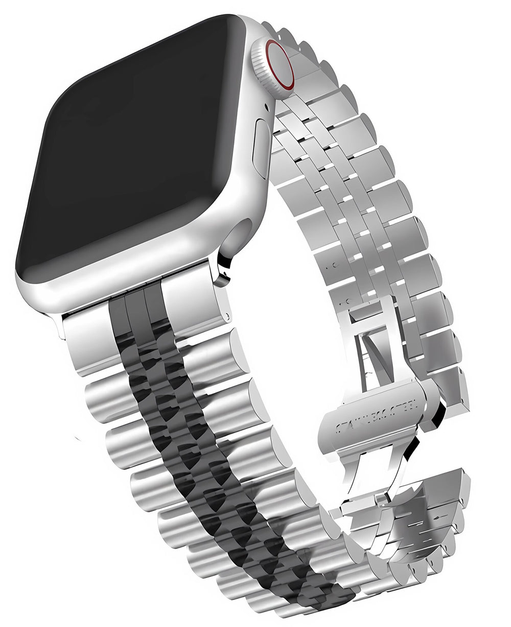 Apple Watch Uyumlu Metal Paslanmaz Celik Jubilee Loop Kordon - Strapg