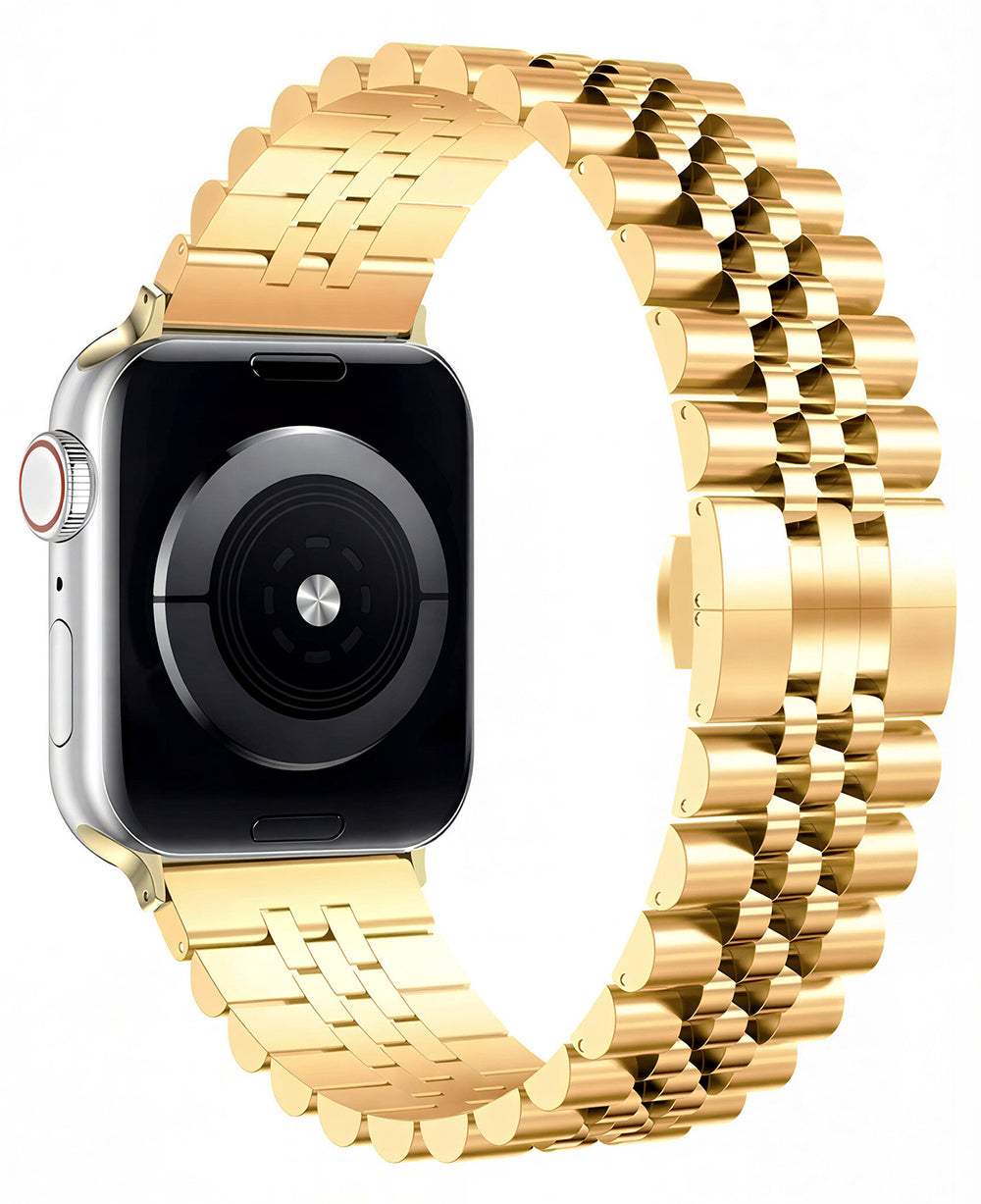 Apple Watch Uyumlu Metal Paslanmaz Celik Jubilee Loop Kordon - Strapg