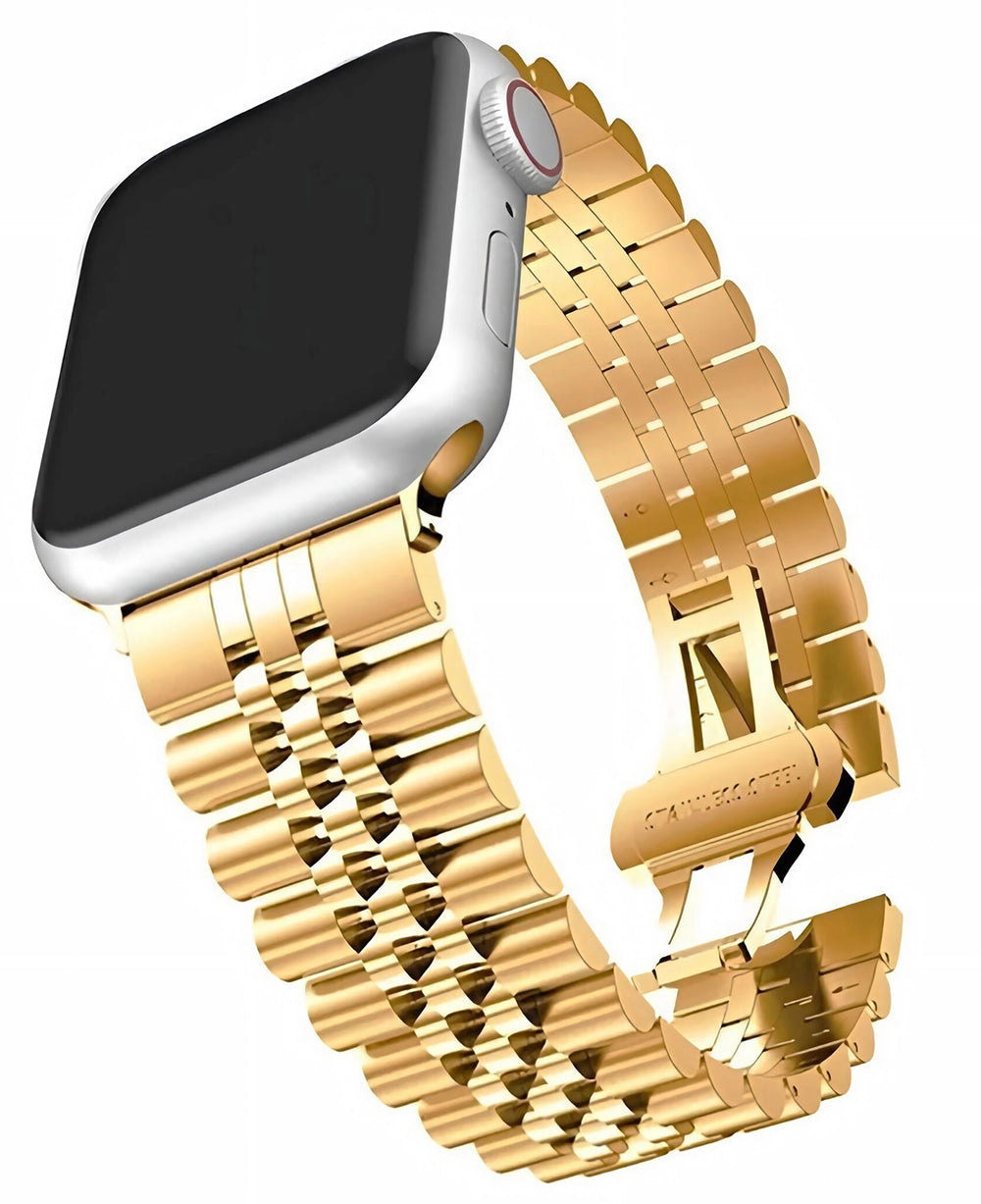 Apple Watch Uyumlu Metal Paslanmaz Celik Jubilee Loop Kordon - Strapg