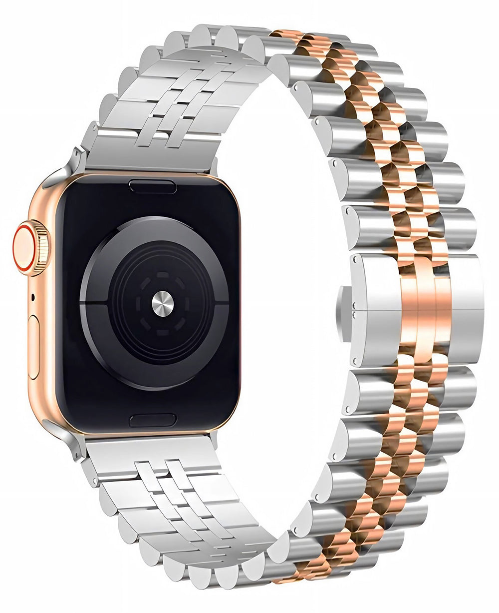 Apple Watch Uyumlu Metal Paslanmaz Celik Jubilee Loop Kordon - Strapg