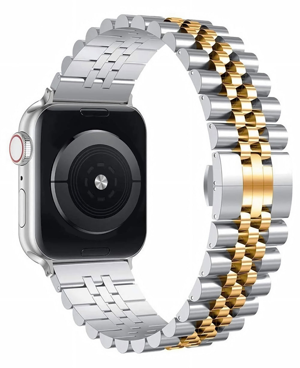 Apple Watch Uyumlu Metal Paslanmaz Celik Jubilee Loop Kordon - Strapg