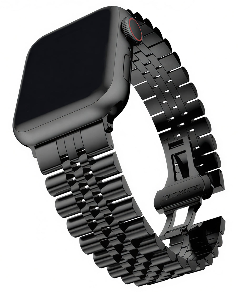 Apple Watch Uyumlu Metal Paslanmaz Celik Jubilee Loop Kordon - Strapg