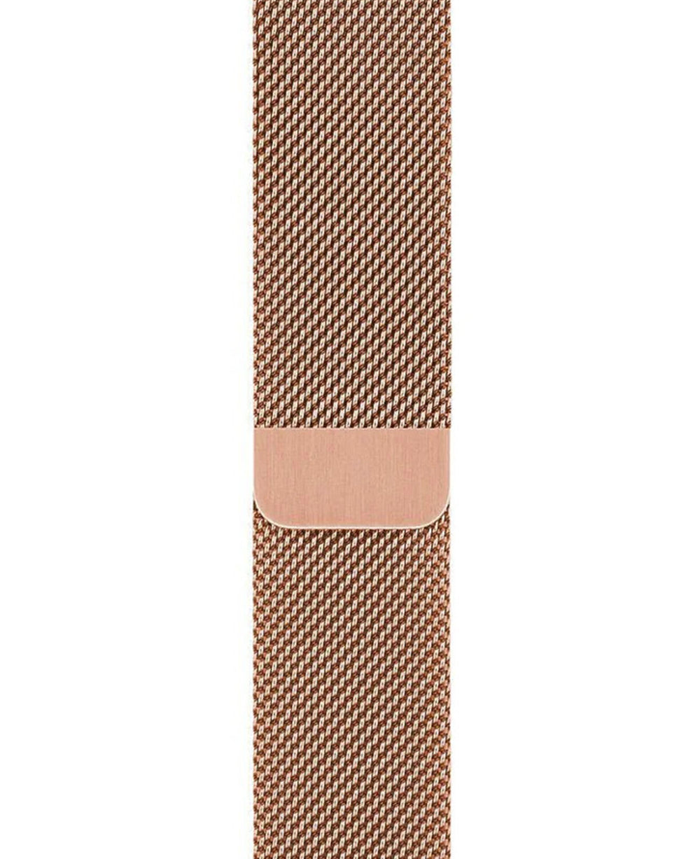 Apple Watch Uyumlu Metal Paslanmaz Çelik Milano Loop Kordon - Strapg
