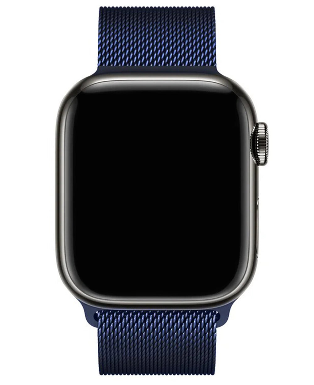Apple Watch Uyumlu Metal Paslanmaz Çelik Milano Loop Kordon - Strapg