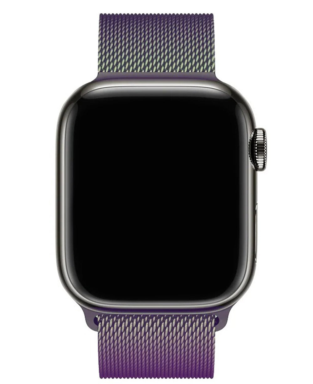 Apple Watch Uyumlu Metal Paslanmaz Çelik Milano Loop Kordon - Strapg