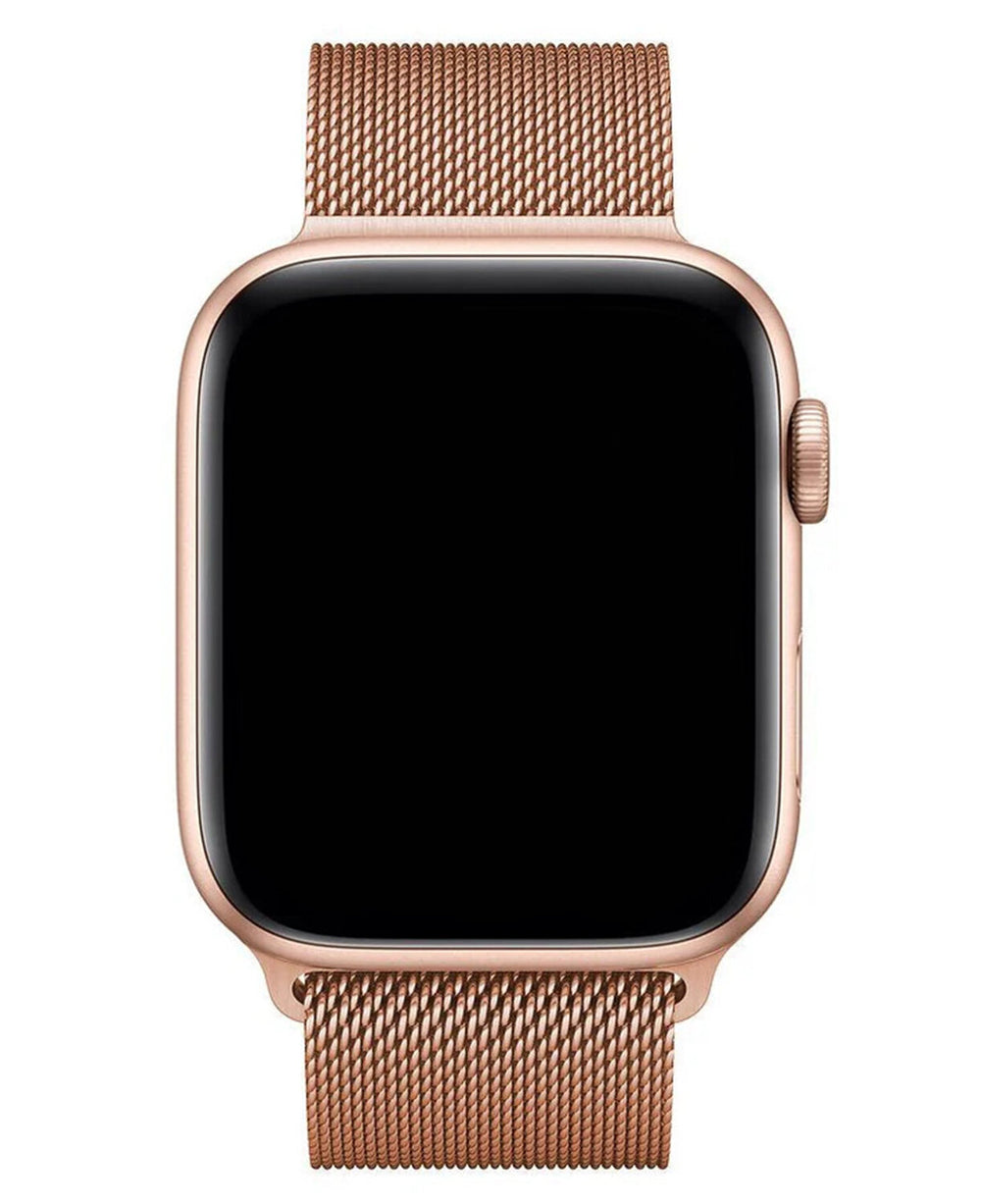 Apple Watch Uyumlu Metal Paslanmaz Çelik Milano Loop Kordon - Strapg